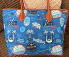 Dooney Bourke Blue Disney World Disneyland Vacation Travel Resorts Large Tote
