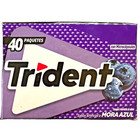 Trident Gum Blueberry Flavor 1 Box With 40 Parquets