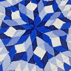 Handmade Winter Dream Baby Quilt Top 47x47  Pieced  Baby bed wall Decor