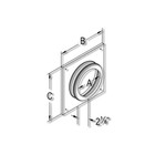 Duravent Directvent 6-5 8 In Aluminum galvanized Steel Flue Thimble 46dva-dc