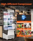 Vevor Open Air Merchandiser 3-tier Display Cooler With Air Curtain 7 8cu ft 