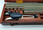 Vintage K e Keuffel Esser Leroy Lettering Set 6 Templates 7 Pens Scriber Case