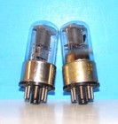 6sq7gt 2 Radio Audio Amplifier Electron Vintage Vacuum Tubes Valve Tested 6sq7g