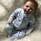 22  Realistic Reborn Baby Dolls Boy Doll Vinyl Silicone Lifelike Newborn Gift