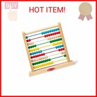 Melissa   Doug Abacus - Classic Wooden Educational Counting Toy With 100 Beads