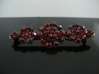 Antique Victorian Real Bohemian Garnet Cluster Brooch