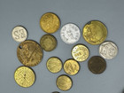 Lot Mixed Tokens Misc Vintage 1 Lb 6 Oz