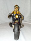 Vintage Old Tin Plate Toy Friction Motorcycle Condor I Y Metal Toys Japan 1958  