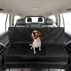 Seat Cover Rear Back Car Truck Pet Dog Travel Waterproof Bench Protector Black