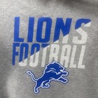 Nwt Outer Stuff Detroit Lions Nfl Football Gray Pullover Hoodie Kids L 14 16