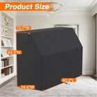 1x Heavy Duty 420d Upright Piano Cover For 60 2 l X 13 7  24 4 w X 43 3 h Us