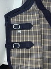 New Blue Plaid Turnout 84    Horse Blanket Pp-21