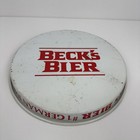 Vintage Beck s Bier Metal Beer Tray  1 German Import Dribeck Breweriana 1970s