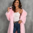 Women Faux Fur Coat Warm Long Sleeve Jacket Fuzzy Coat Long Parka Plush Jacket