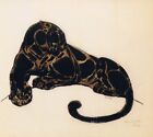 Jaguar   woodcut    Paul Jouve   1930   Archival Quality Art Print
