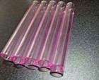 Pyrex Glass Tubing Straws 12mm Od Purple Pink Black Colors Tubes 