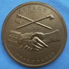 3  U s  Mint George Washington Presidential Peace And Friendship Bronze Medal