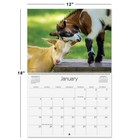 2026 Animal Buddies Spiral-bound Hanging Monthly Wall Calendar 12x18  Open