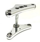 Hellbound Steel 41mm Chrome Wide-glide Billet Triple Trees 3 Degree Rake Harley