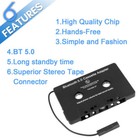 Car Audio Bluetooth 5 0 Stereo Cassette Tape Adapter To Aux For Android Samsung