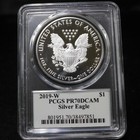 2019 W Proof American Silver Eagle Chicago Ana Label Pcgs Pr70dcam