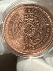 1 Oz  999 Fine Copper Round Trivium Girls Bu In Capsule Made In Usa
