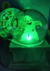 Disney Oogie Boogie The Nightmare Before Christmas Light Up Musical Snowglobe