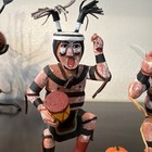 Navajo Carved Hopi Hano Clowns - Kachina Signed By The Artist    