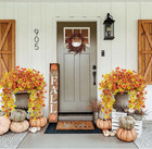 4 Pcs Artificial Hanging Flowers For Outdoors Fake Mums Plant Faux Fall Flower F