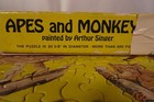 Vtg 1970 Springbok Octagonal Puzzle  apes   Monkeys  By Arthur Singer Pzl8026