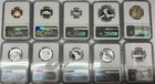 1776 2026 Ngc Pf70 Fdoi  999 Silver Proof 10  Coin Set First Day Issue Dual Date