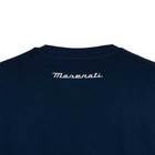 Maserati Trident Logo Tee Shirt Navy