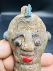 Wonderful Very Old Stunning Phoenician Glass Big Face Amulet