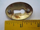 Antique Vintage Oval Keyhole Cover  6