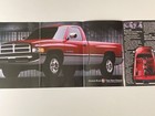1994 Dodge Truck Ram 1500 Eight Page Pull Out Brochure Print Ad