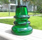 Emerald Green 1981 12th Nia Sacramento Ca Commemorative Glass Insulator