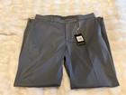 Nwt Nike Golf Men 36x32 Gray  Dri-fit Flat Front Chino Pants 833194-021