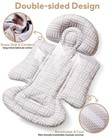 Infant Car Seat Insert  Enlarged Head Support For Baby Carseat  Reversible Ne   