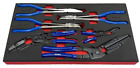 Snap On    Blue-point Tools 6pc Hose Clamp Pliers Red Foam Set Bphc600fr New