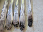 6 Table Knives Silverplate Grosvenor Community Plate Oneida Vintage No Monogram