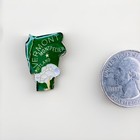 Vintage Vermont State Outline Souvenir Enamel Lapel Hat Pin An