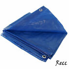  Blue Tarp All Weather Reinforced Tarpaulin Canopy Tent Shelter Cover Car Boat