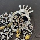 Ivar T Holth 830s Silver Vintage Solje Heart Brooch Signed Norway Large 4    X6