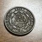 1837 Hard Times Token Shin Plasters Not One Cent For Tribute