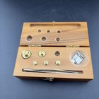 Vintage Henry Troemner Inc  Brass Druggist Apothecary Weight Set