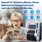 Blingbin Upgraded Atm Piggy Bank  Machine For Real Money Kids Adults With Debit