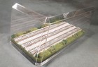 Ho Scale 16  Triple Track  summer Scene  - Display Case - For Any Ho Train