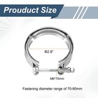 V Band Clamp 2 8 Inch 304 Stainless Steel V-band Bolt Clamp
