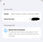 Apple Watch Herm  s Series 7 45mm Gps   Cellular     Unused   Never Activated