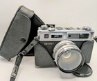 Yashica Electro 35 Gs Rangefinder Film Camera W  Case   Battery - Tested